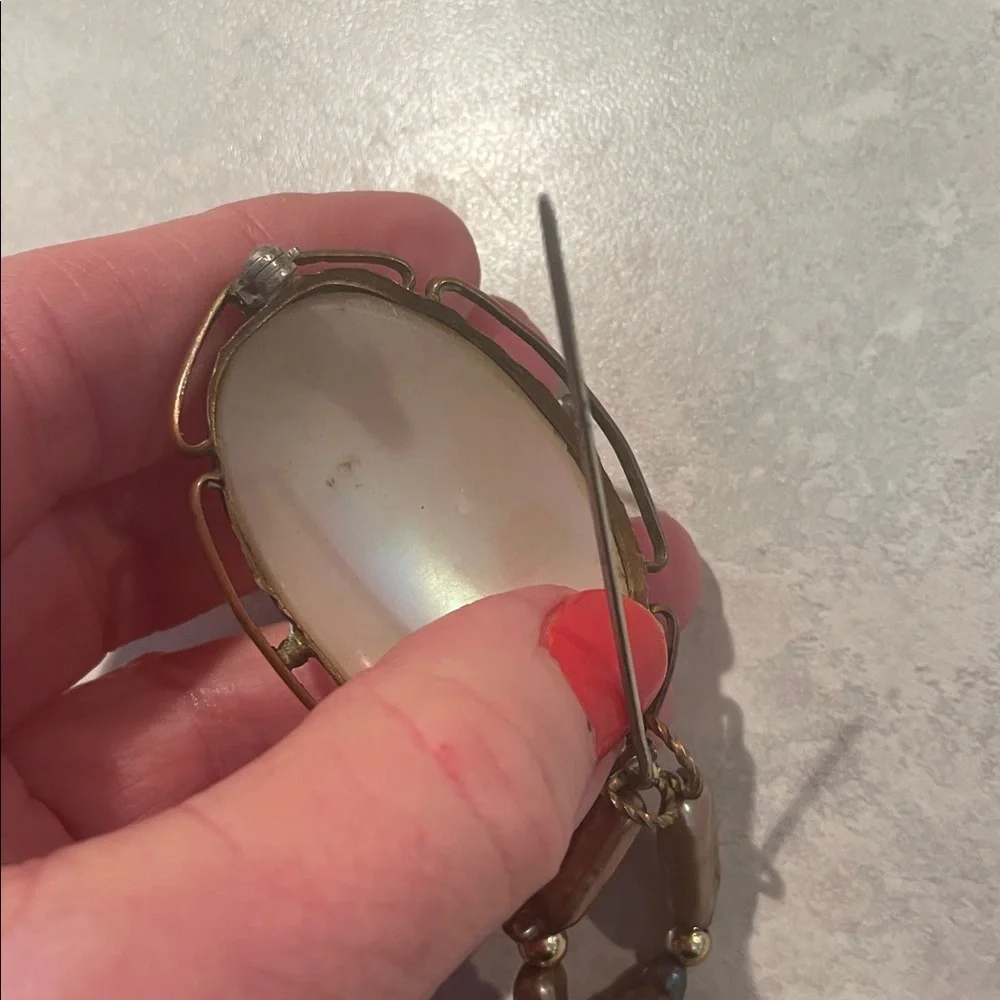 Vintage Pearl & Gold Necklace